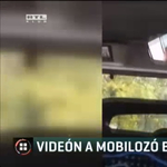 Vezetés közben mobilozó buszsofőrt videóztak le