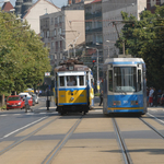 Nosztalgiavillamosok vonulnak fel Budapesten 