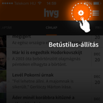 IOS HVG alkalmazás bemutatása