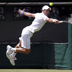 Wimbledon: Gyokovics összetörte az ütőjét, de továbbment