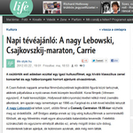 Napi tévéajánló: A nagy Lebowski, Csajkovszkij-maraton, Carrie