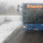 A budapesti tömegközlekedésre is lecsapott a néhány centi hó