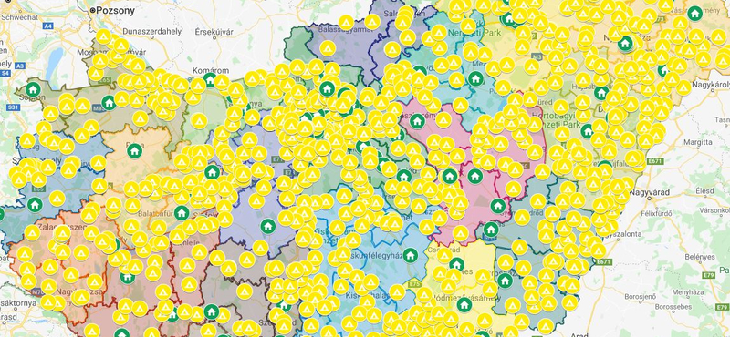 Előválasztás: térképre tették a sátrakat, ahol leadhatja a szavazatát