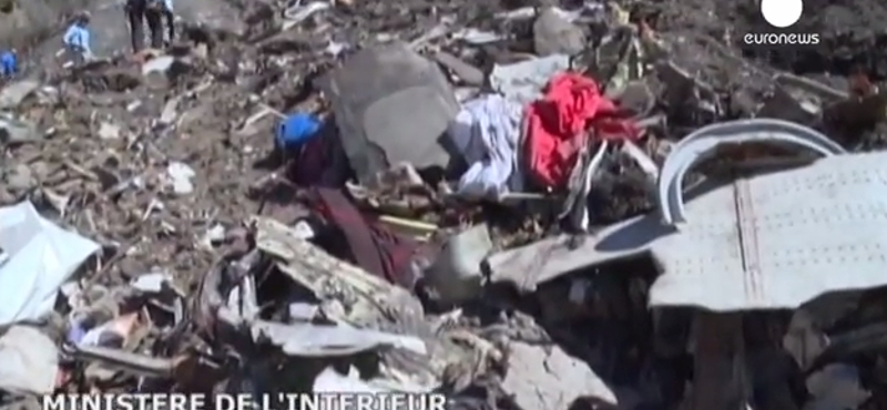 Közzétették az első közeli videót a völgyből, ahol lezuhant a Germanwings-gép