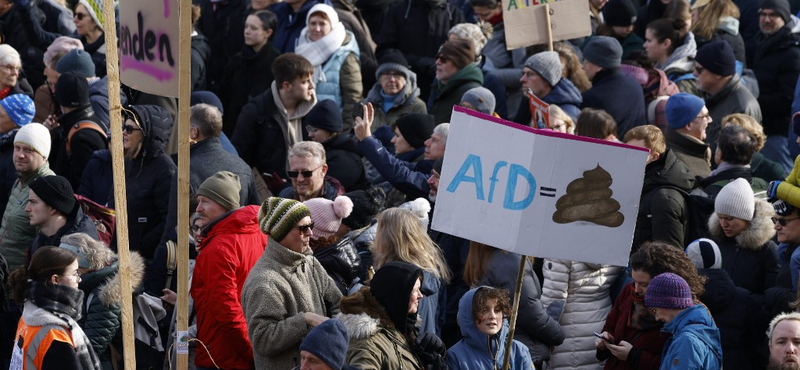 Vasárnap is németek százezrei vonultak az utcára az AfD ellen