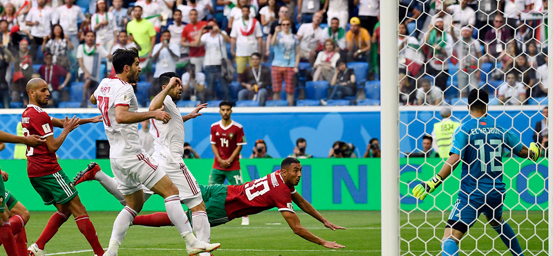 Ismét jött a dráma a vébén, Marokkó–Irán 0–1