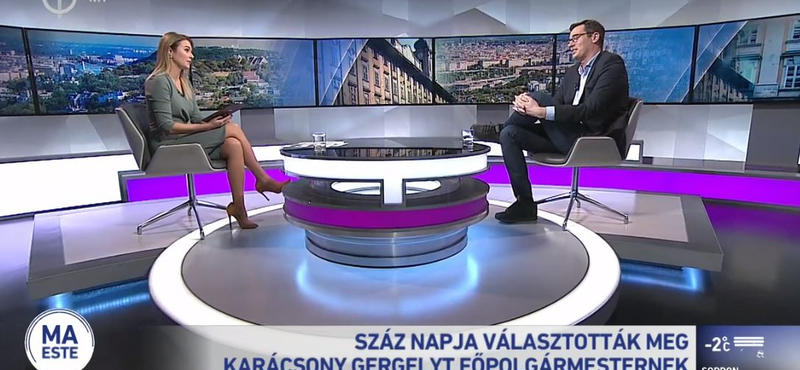 A köztévé riportere megkérdezte Karácsonyt, biciklivel érkezett-e