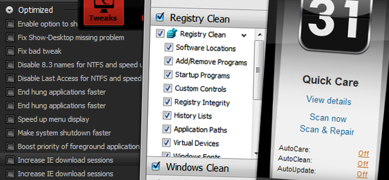 TOP 2011: ingyenes optimalizáló- és takarító szoftverek a Windowshoz