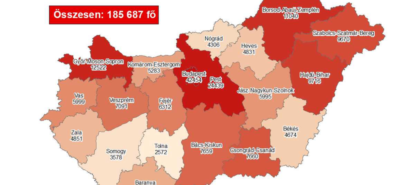 106 újabb áldozata van a koronavírusnak