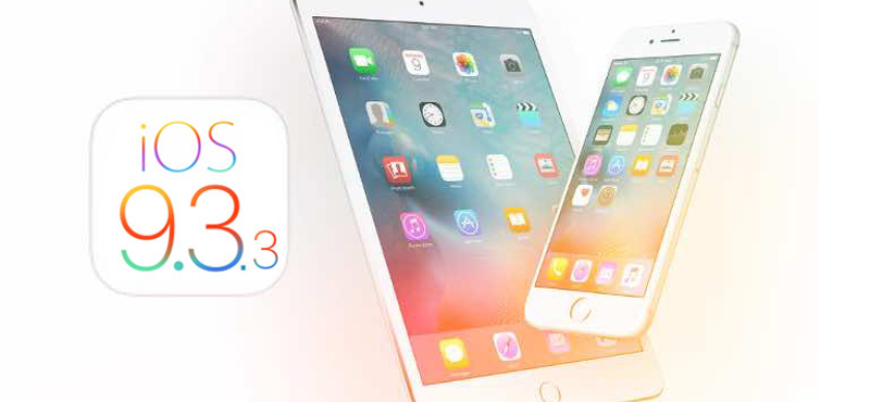 Megjelent az iOS 9.3.3, de mi van benne?