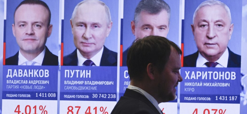 Putyin nyert, de ez nem volt választás