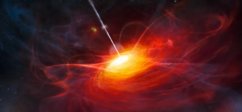 Valami nem stimmel az egyik szupermasszív fekete lyukkal: tízszer nagyobb a tömege, mint kellene