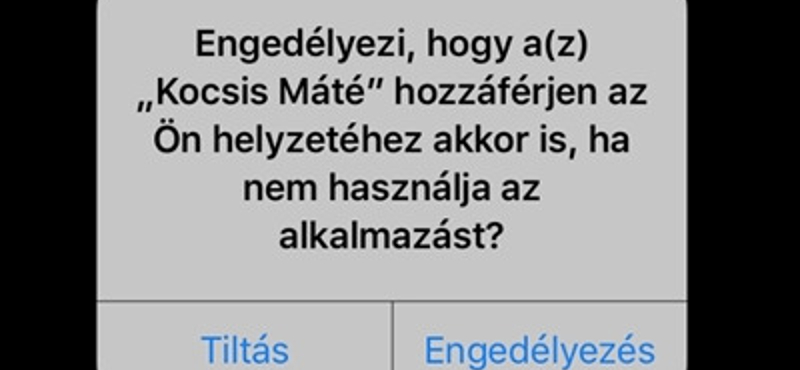 Kocsis Máté beköltözhet telefonjába