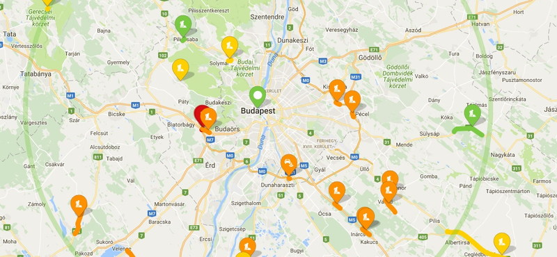 Indul a balatoni roham az M7-en, óriási dugók az M1-en és M5-ön