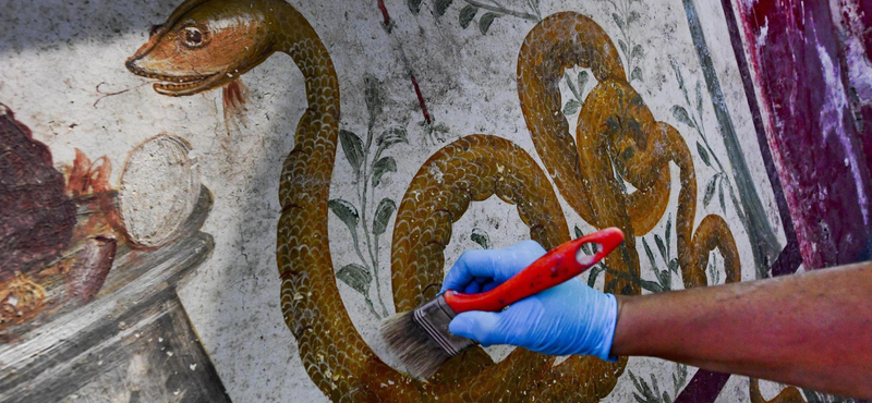 Ledöbbentek a kutatók: csodálatos leletek kerültek elő Pompejiben – fotók