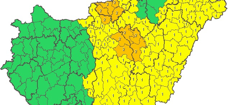 Támadnak a viharok, 10-12 fokos lehűlést hozhatnak - térkép