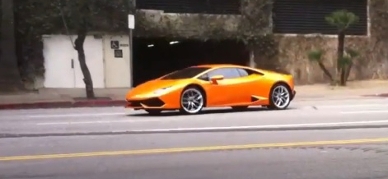 Videó: egy kis drift Lamborghini Huracan módra