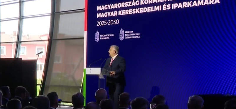 Orbán az iparkamara gyűlésén agitált Ukrajna ellen, és már 2026 utánra is megígért mindent a vállalkozóknak