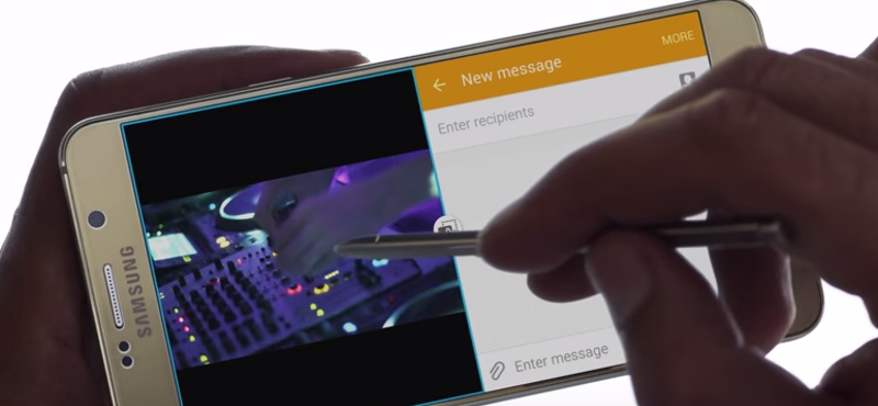 Az első hivatalos Galaxy Note5 reklám egy különlegességre fókuszál
