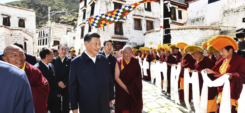 31 év óta először látogatott kínai elnök Tibetbe