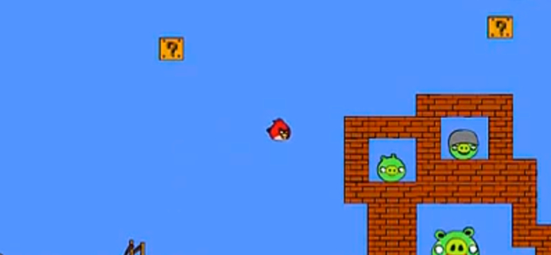 Ilyen lenne az Angry Birds és a Super Mario vegyítése [videó]