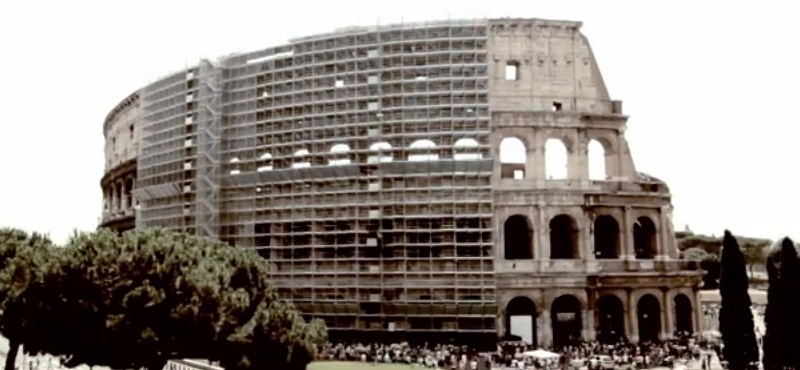 Videó: centiről centire fényesítették ki a Colosseumot