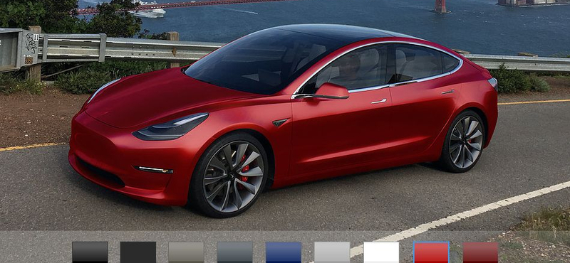 Itt a tökéletes játék estére: építsen magának egyedi Tesla Model 3-at