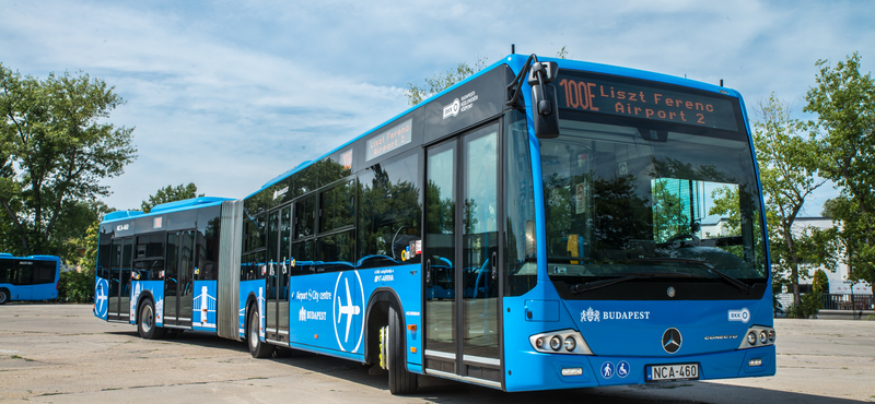 Júniustól sűrűbben jár a 100E repülőtéri busz