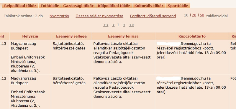 Elfelejtette a tanártüntetést az MTI, de az államtitkár reagálását nem