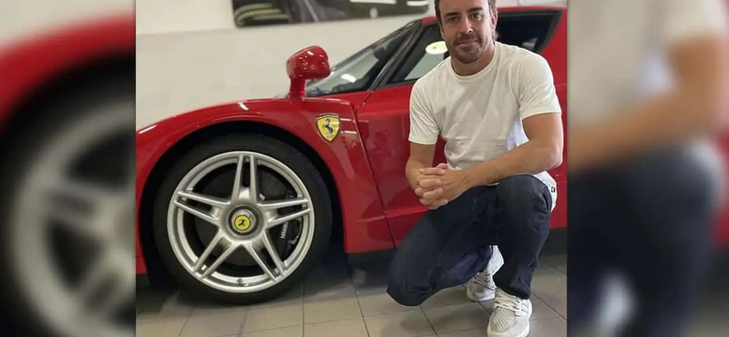 Jól időzít Alonso, most adná el 1,9 milliárd forintért egyik Ferrariját