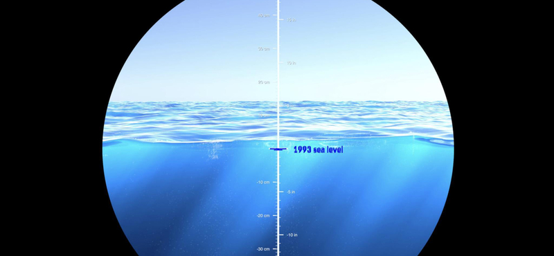 Elképesztő videót adott ki a NASA: így emelkedett az elmúlt 30 évben a globális tengerszint