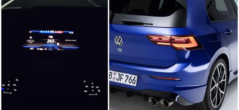 Megmutatta, mit tud az autópályán az új Volkswagen Golf R – videó