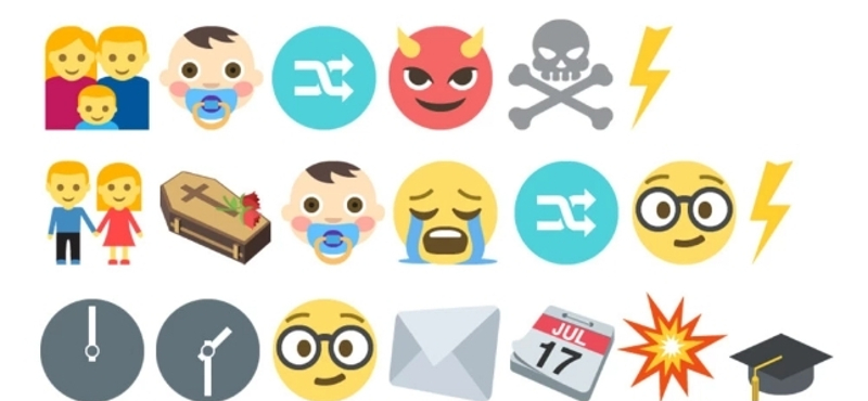 Felismeri, melyik mesét írják le az alábbi emojik?