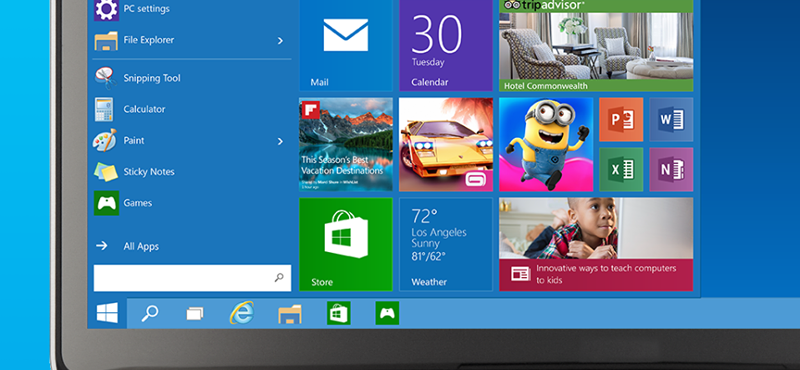 Windows 10 ingyen: két nap alatt 14 millióan tették fel a gépükre