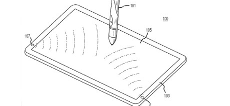 Továbbfejlesztett érintőceruzát védetett le az Apple