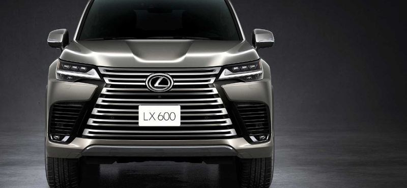 Biturbó V6-os motorral érkezett meg a vadonatúj Lexus LX 600