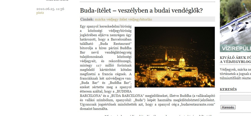 Lehet-e használni a "Buda" szót?