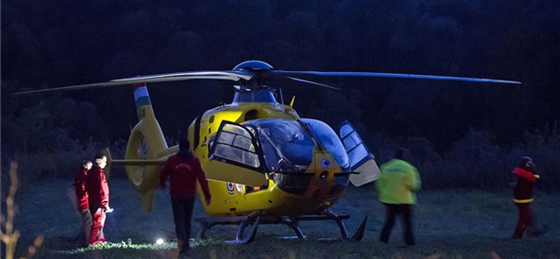 Videón a mentőhelikopter balesetének pillanata