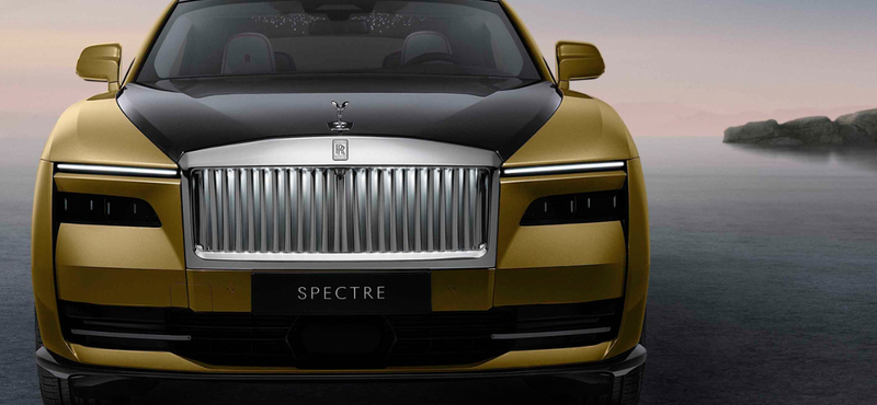 Itt az első elektromos Rolls-Royce, a méregdrága 3 tonnás Spectre 