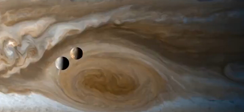 Lenyűgöző videó mutatja meg, mekkorák valójában a Jupiter holdjai