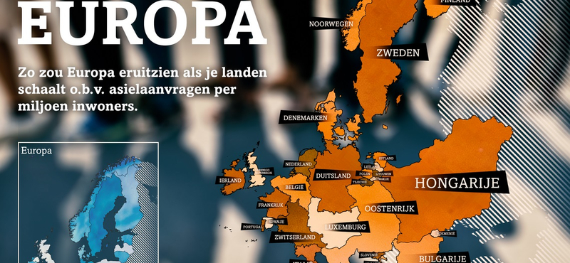 Magyarország szuperhatalom lett Európában – menekülttérkép