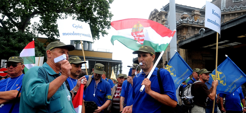 A Vasutasok Szakszervezete is sztrájkot hirdet