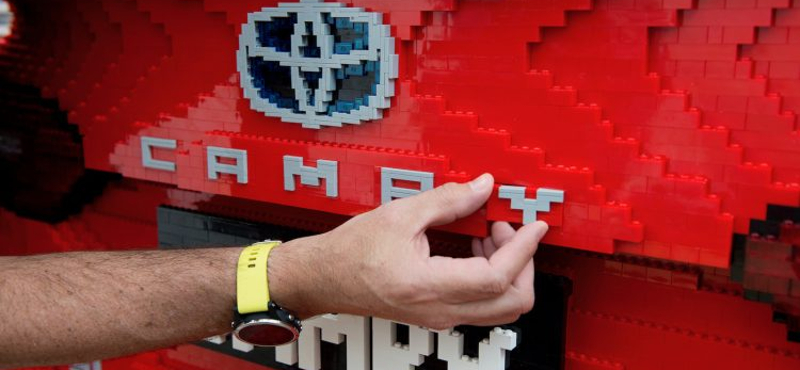 500 ezer Lego kockából épített valaki egy Toyotát – videó