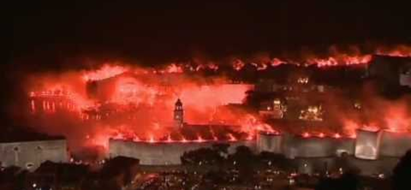 Száz éves a Hajduk, lángokban Dubrovnik