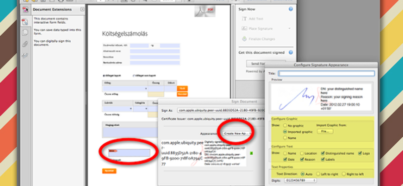 Így hozhatunk létre digitális aláírást PDF dokumentumokhoz