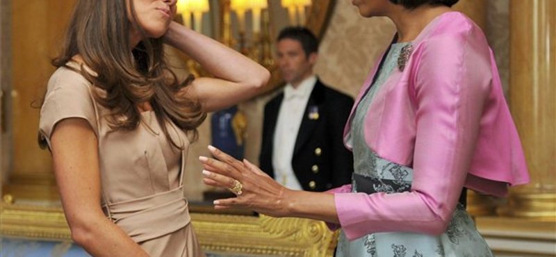 Kate Middleton és Michelle Obama találkozása - fotók