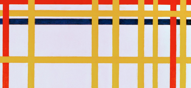 Most vették észre, hogy évtizedek óta fejjel lefelé van kiállítva egy Mondrian-festmény a düsseldorfi múzeumban