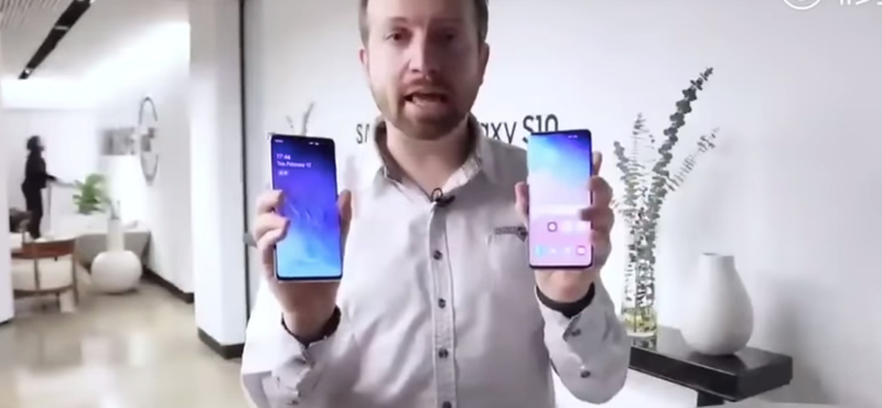 Kiszivárgott egy videó, minden látszik a szerdán érkező Galaxy S10-ből