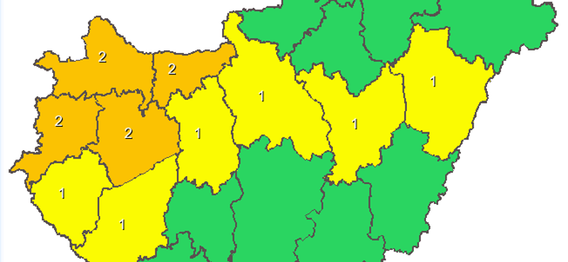 A fél országot elfújja a szél: 70-90 kilométer/órás széllökések jönnek