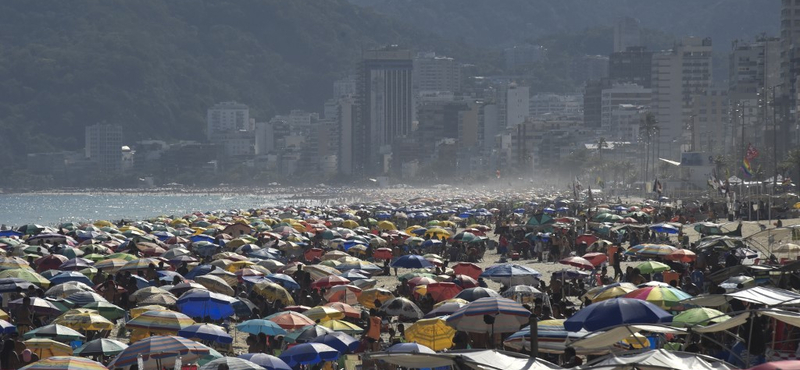 A korábbinál is pokolibb a hőség Rio de Janeiróban, a 60 fokot is átlépte a hőérzet
